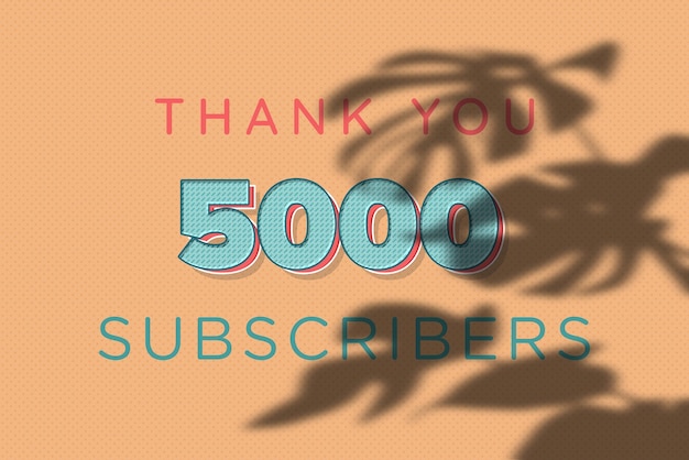 A poster that says thank you 500 subscribers on it