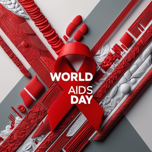 a poster that says world aids day on it