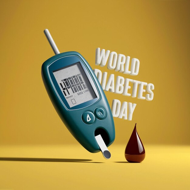 a poster that says world diabetes day on it