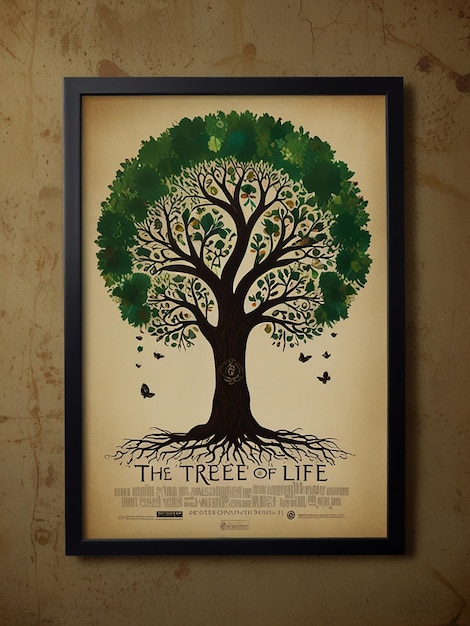 Photo a poster for the tree of life