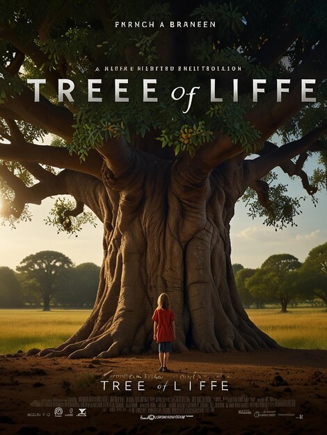 Photo a poster for the tree of life