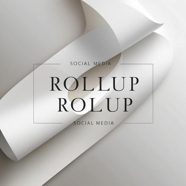 a poster for a video called roll up