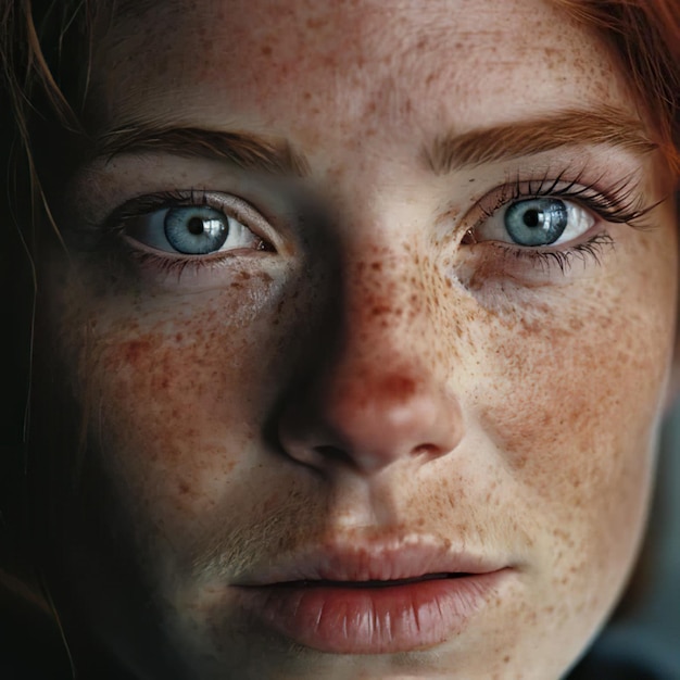 poster wallpaper candid closeup of a woman's face eyes shining brightly with deep emotion pupils