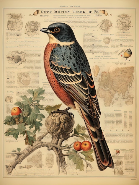 a poster with a bird on it that says " bird ".