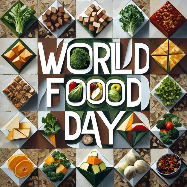 a poster with a picture of a world food day day day