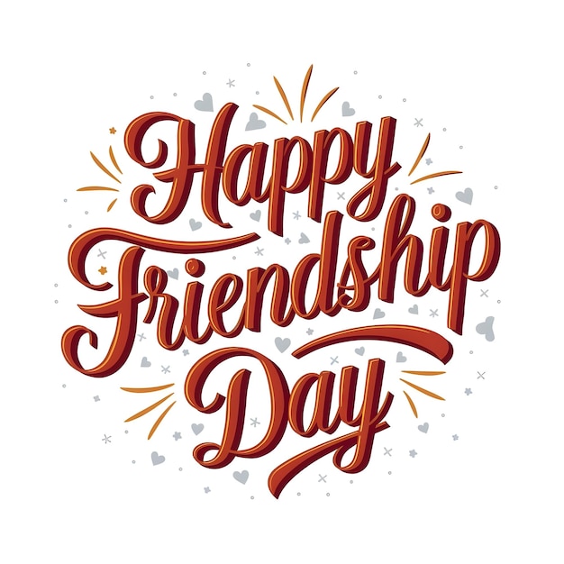 a poster with a quote that says happy friendship day