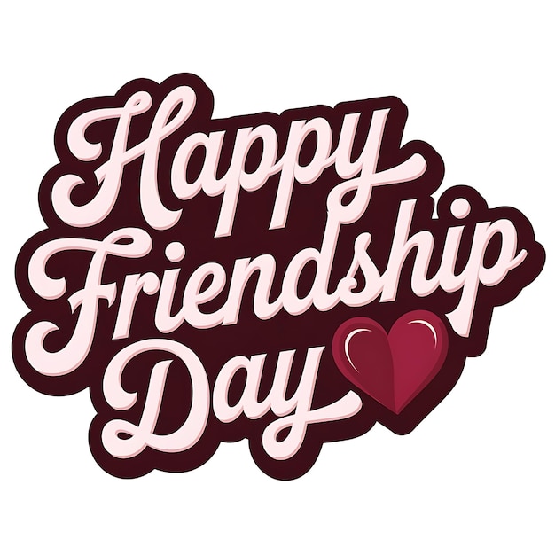 a poster with a quote that says happy friendship day