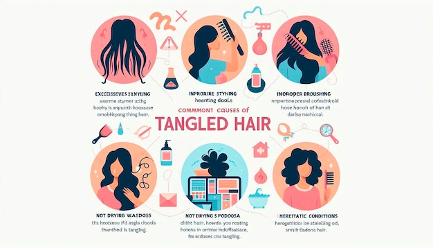 a poster with the words stylish hair style on it