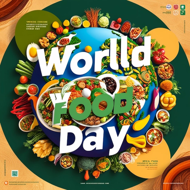 Photo a poster with a world day written on it