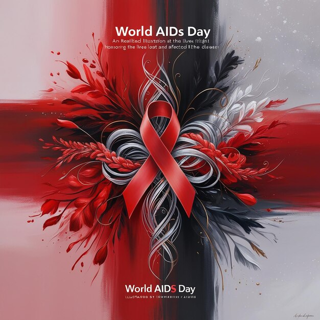 a poster for world aids day