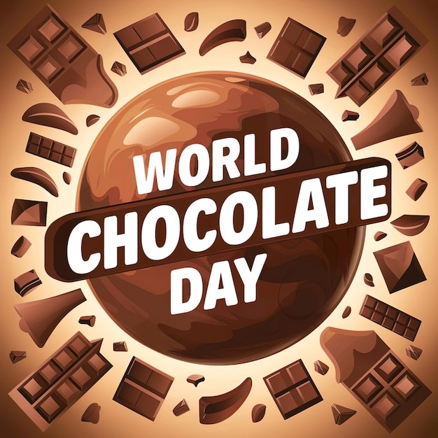 poster world chocolate day with chocolates chocolates