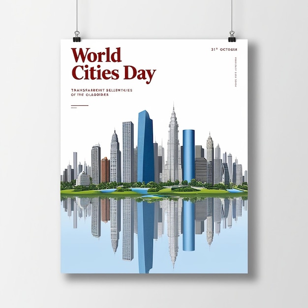 Photo a poster for world day in the city of nyc