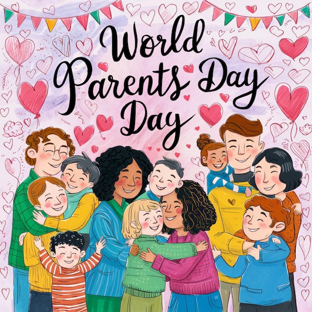 a poster for world day day with children from the world day day