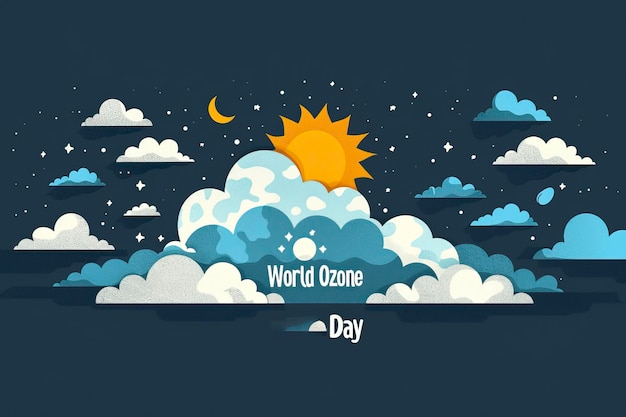 Photo a poster for the world day of the day