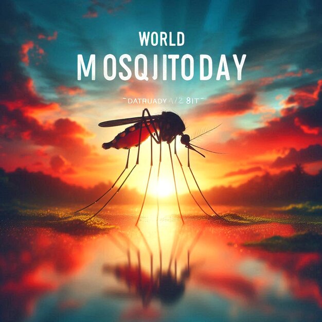 poster for world day with a dragonfly on it