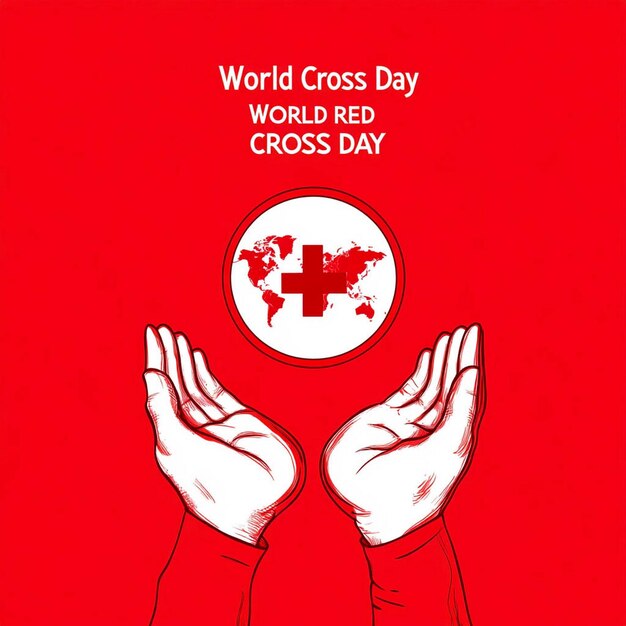 Photo a poster for world day with hands holding a map that says world day day