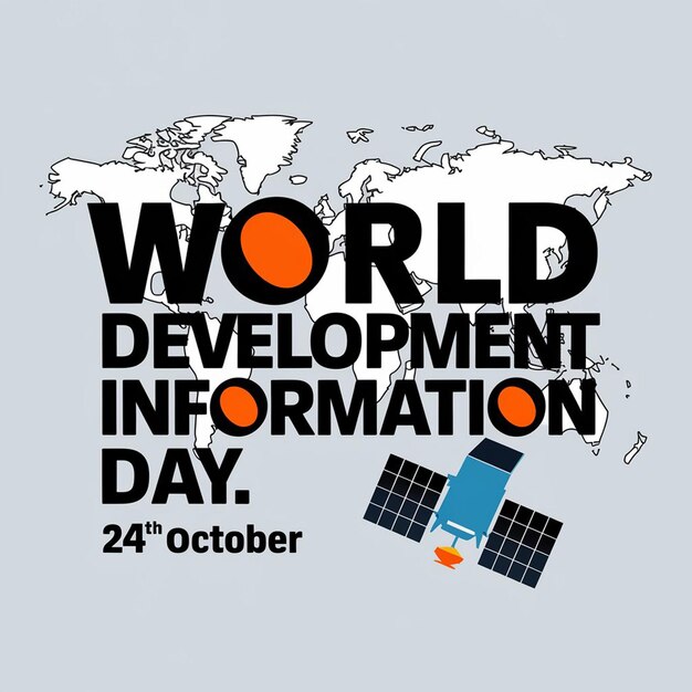 a poster for world development with the words world development on it