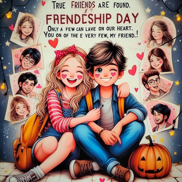 a poster of a world that says quot friendship quot