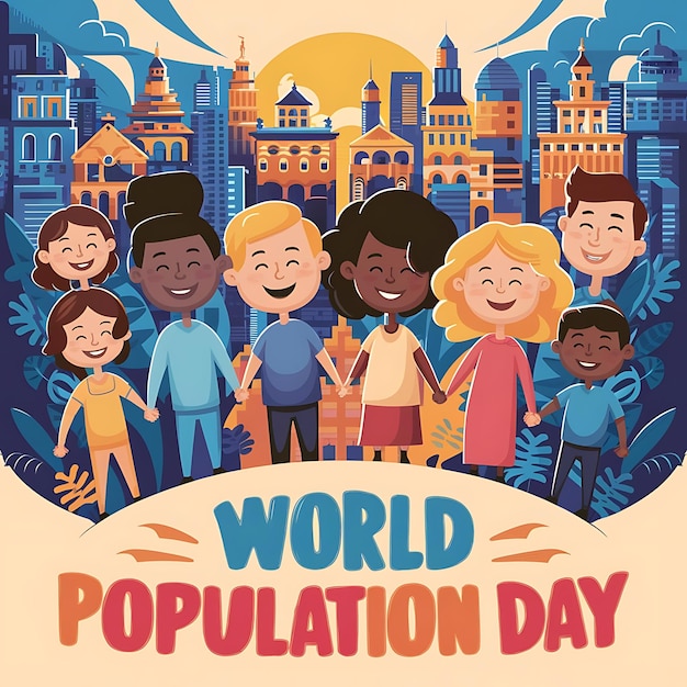 a poster for worlds largest day of the world