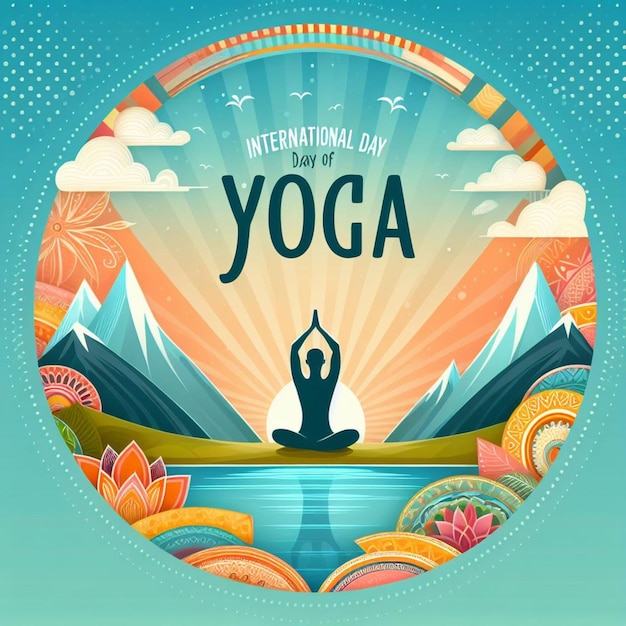 a poster for yoga class shows a yoga pose in the shape of a yoga mat