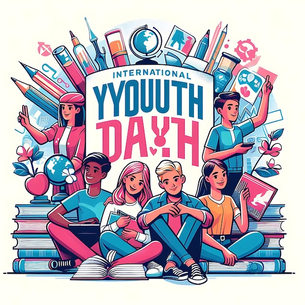 Photo a poster for the youth day day day