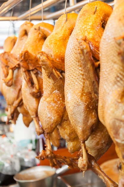 Pot stewed duck on sale in market