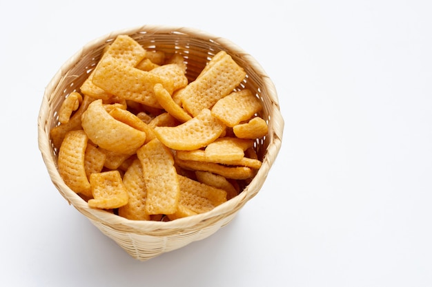 Potato chips, Snack coated in caramel