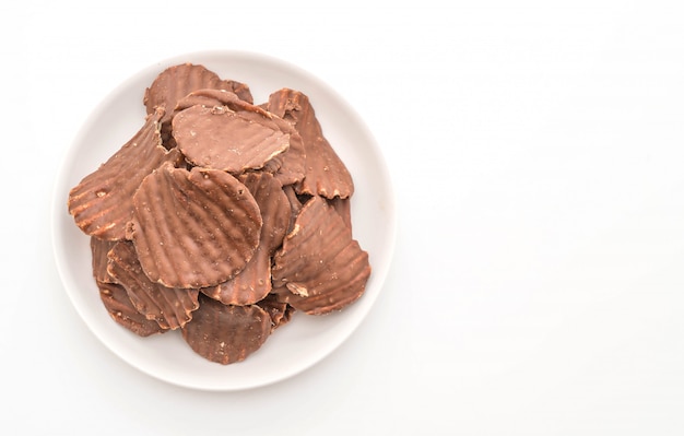 potato chips with chocolate