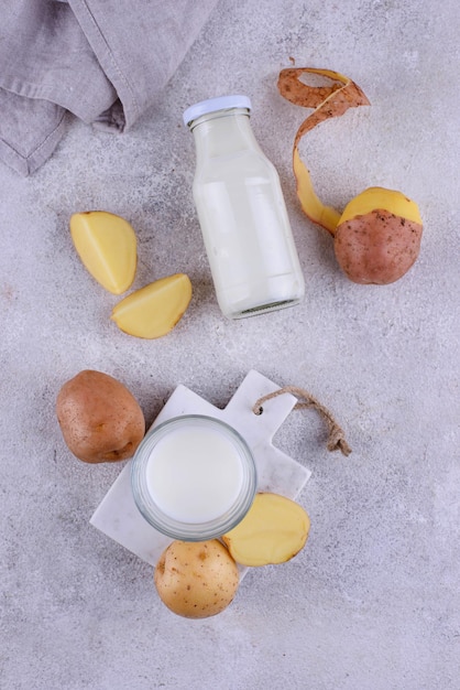 Potato milk nondairy plantbased drink