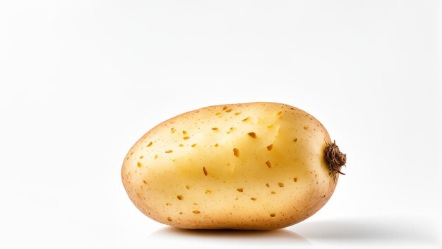 Potato on White background