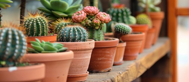 Of potted cacti and succulents