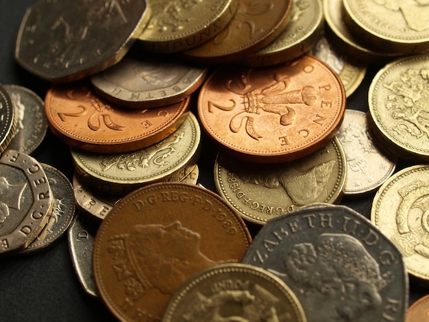 Pound coins, United Kingdom