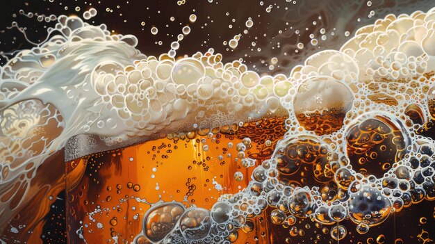 Pouring beer Generative AI