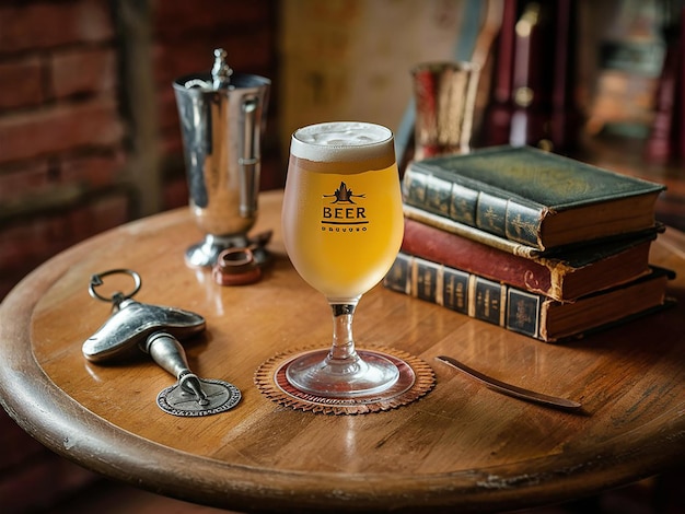 Pouring Whiskey into Glass with Ice Cubes on an old background