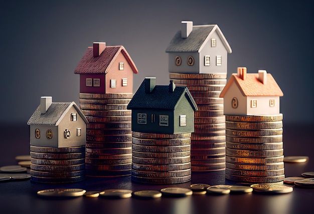 The Power of Saving with Miniature Houses on Coins Generative AI