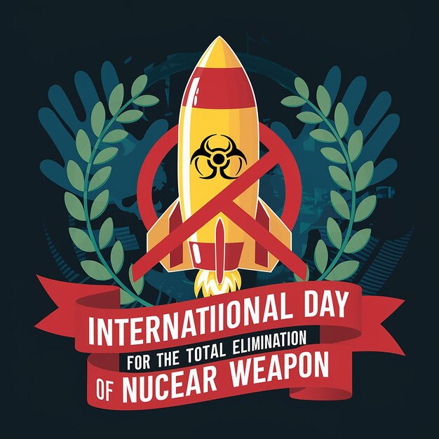 A powerful anti nuclear weapon poster