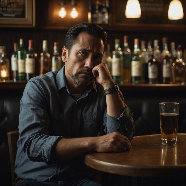 Powerful Unhappy Man Photos to Convey Sadness