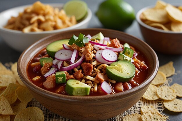 Pozole toppings personali