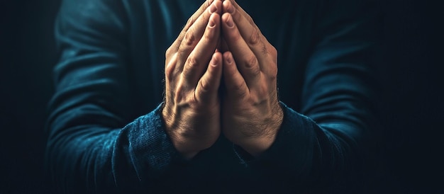 Photo praying hands