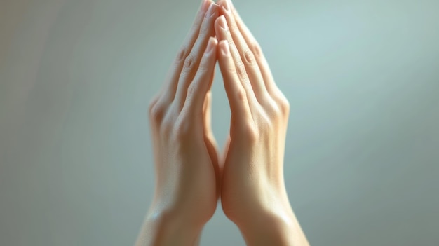 Photo praying hands