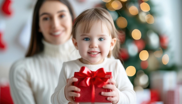 Precious Moments of Christmas Joy A Mother and Daughter Celebrate with Love and Laughter This