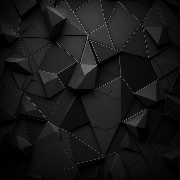 Precious Polyhedra on a Black Background