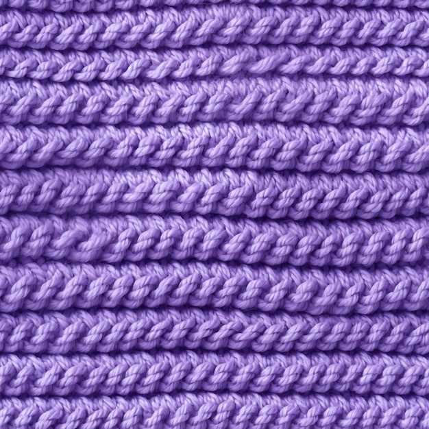 Photo precise nautical detail purple knitted cloth texture with stitches