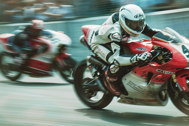 Photo precision capture of highspeed motorcycle race