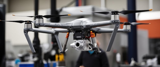 Photo precision cnc machining of a drone body highlights advanced manufacturing techniques