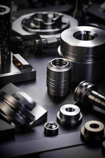 Photo precision engineered metal components and parts