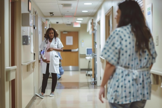 Pregnant women healthy check at hospital