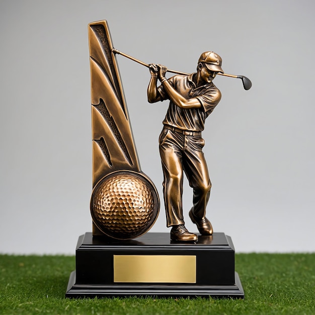 Photo premium golf trophy images for golfing events