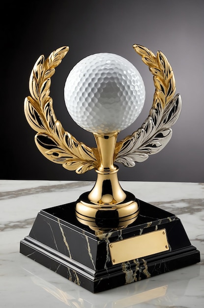 Photo premium golf trophy images for golfing events