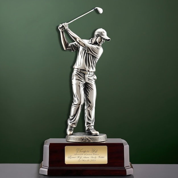 Photo premium golf trophy images for golfing events